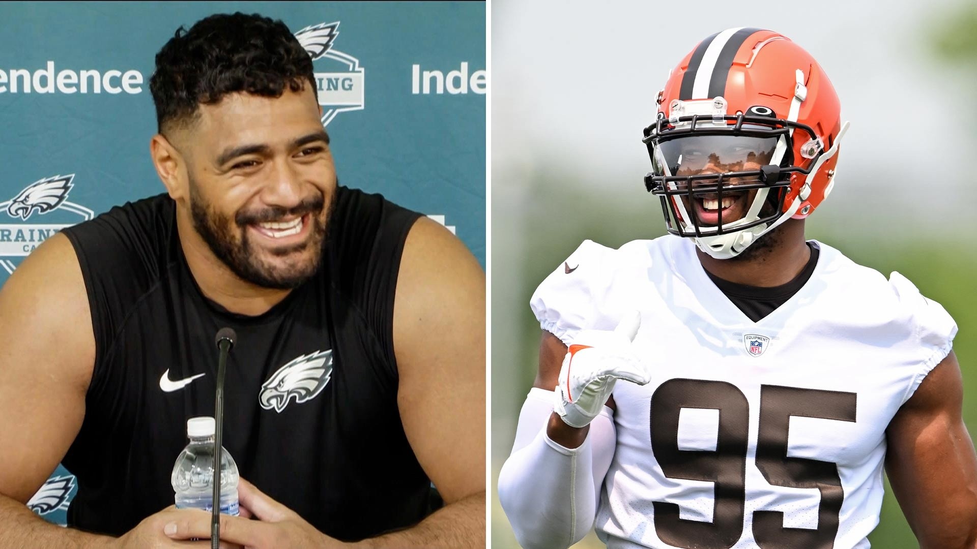 Eager Eagles tackle Jordan Mailata knows Browns' Myles Garrett can