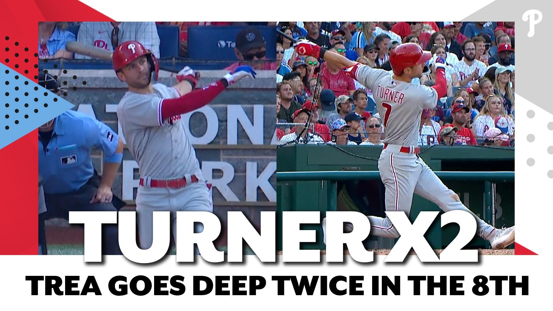 Trea Turner homers twice as Phillies score 8 runs in 8th inning