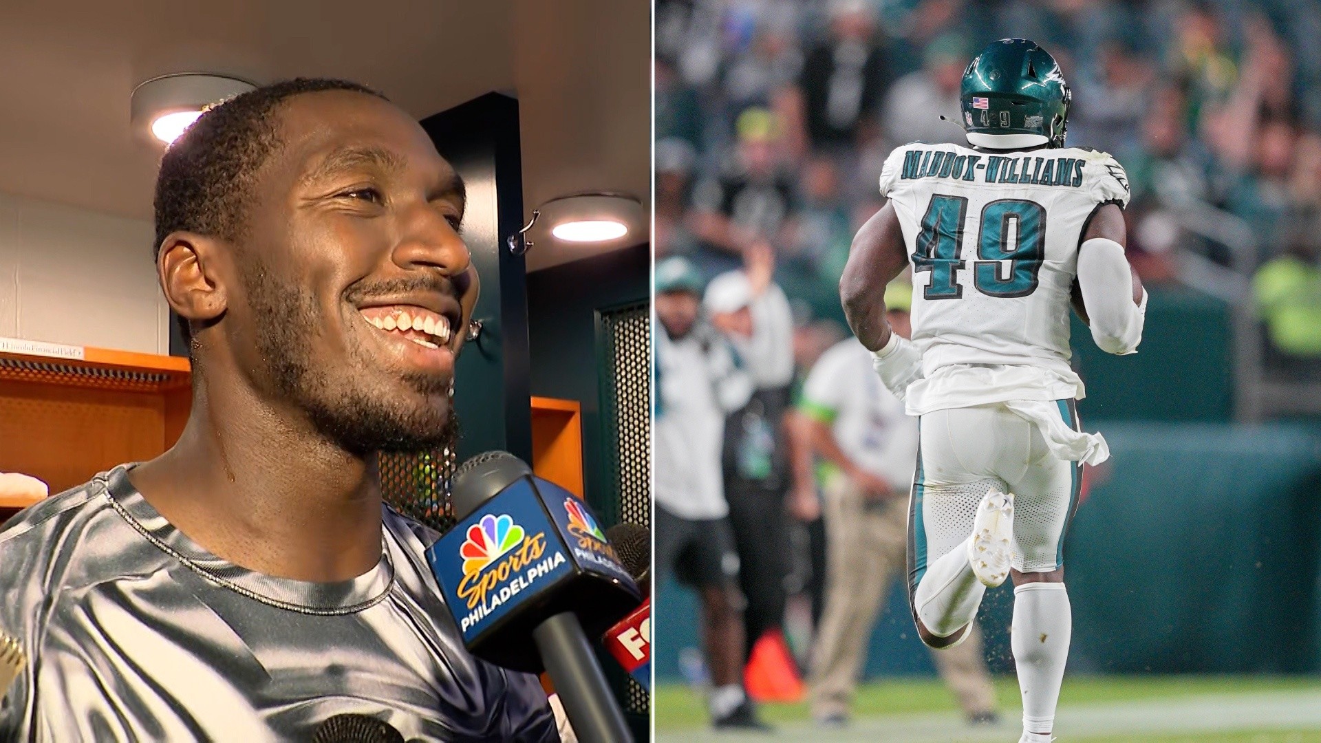 Philly native signed by Eagles on Saturday makes big play on Thursday – NBC  Sports Philadelphia