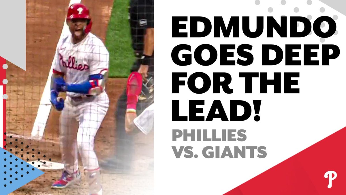 Edmundo Sosa sends one to the bullpen to give the Phillies an early lead! –  NBC Sports Philadelphia