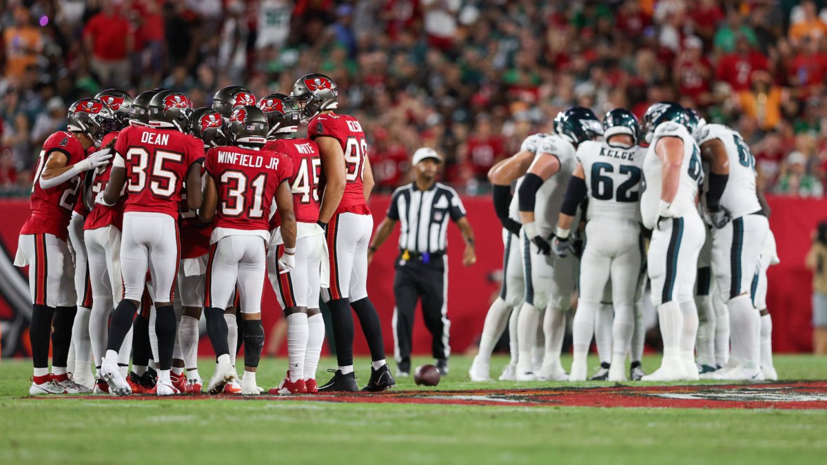 Inside Eagles' drive to ice game in win over Buccaneers – NBC