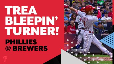 Phillies' Trea Turner talks ahead of Game 2 of NLCS