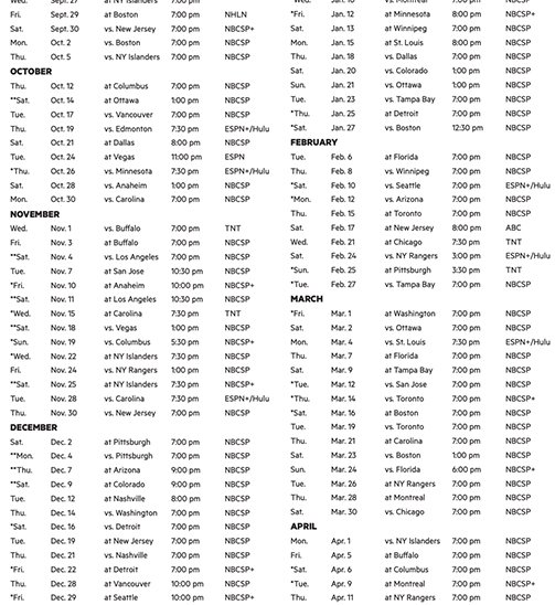 Flyers Broadcast Schedule 2023 24 73 Games On NBC Sports Philadelphia flyers-broadcast-schedule-2023-24-73-games-on-nbc-sports-philadelphia