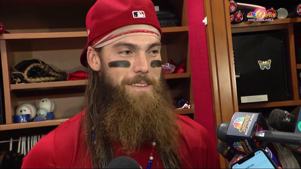 NBC Sports Philadelphia on X: A little appreciation post for Bryce  Harper's hair.  / X