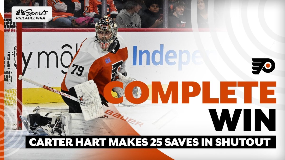 Carter Hart says home opener one of Flyers' best games in his tenure – NBC  Sports Philadelphia