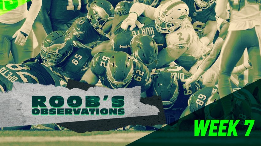 Roob's 10 Observations: A revealing Jalen Hurts passing stat – NBC