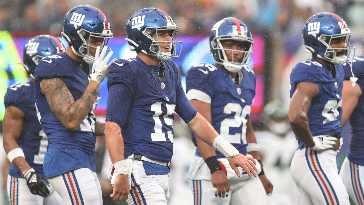 Giants record negative net passing yards in ugly OT loss to Jets – NBC ...