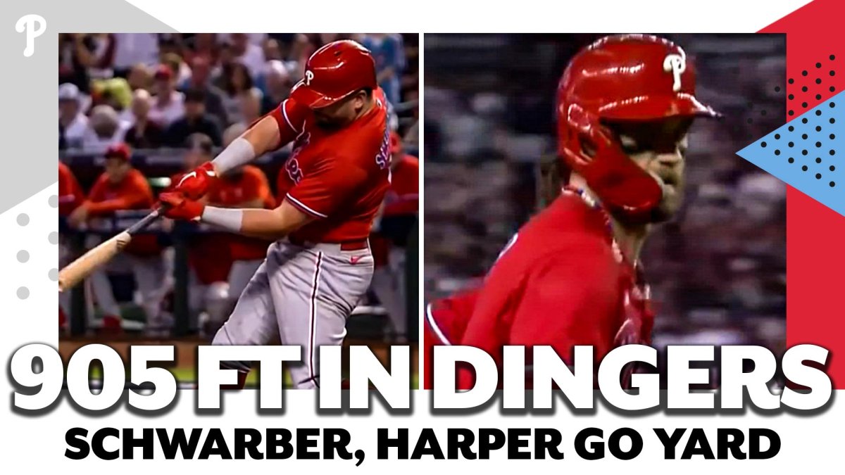Bryce Harper and Kyle Schwarber blast home runs, as Zach Wheeler