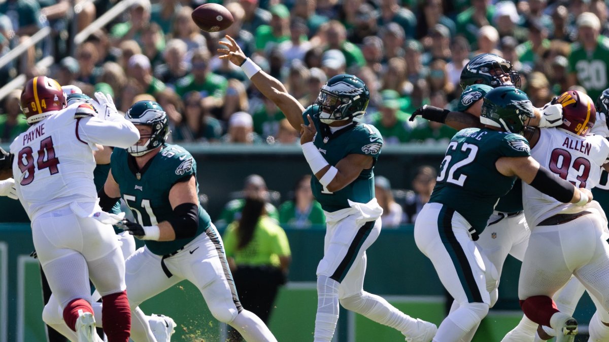 Week 4 Eagles grades by position after OT win over Commanders – NBC Sports  Philadelphia