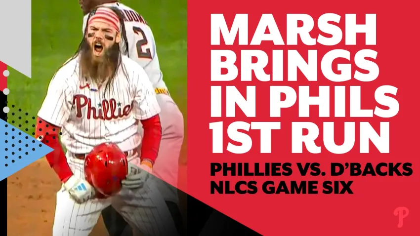 HIGHLIGHTS: The Phillies' Brandon Marsh was a BIG-TIME football