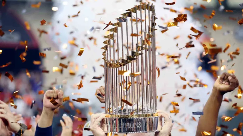 World Series trophy