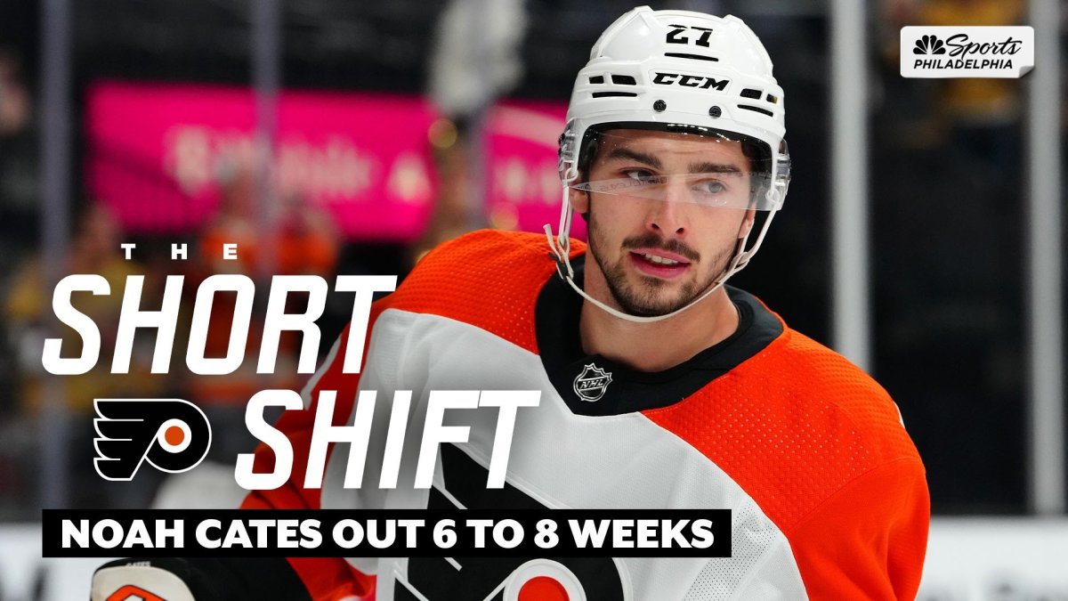 How does Noah Cates’ absence impact the Flyers moving forward? NBC