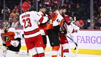 Flyers' offensive problems continue in loss to Hurricanes