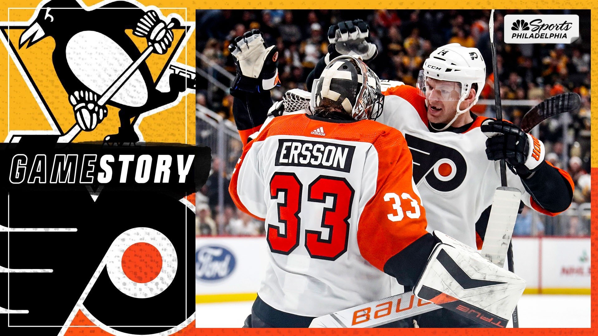 Samuel Ersson, Flyers Beat Penguins In Thrilling Shootout – NBC Sports ...