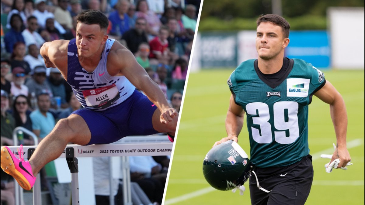 How Olympian, Eagles WR Devon Allen balances track and football – NBC ...