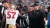 49ers player and Eagles' Big Dom tossed after sideline dust-up