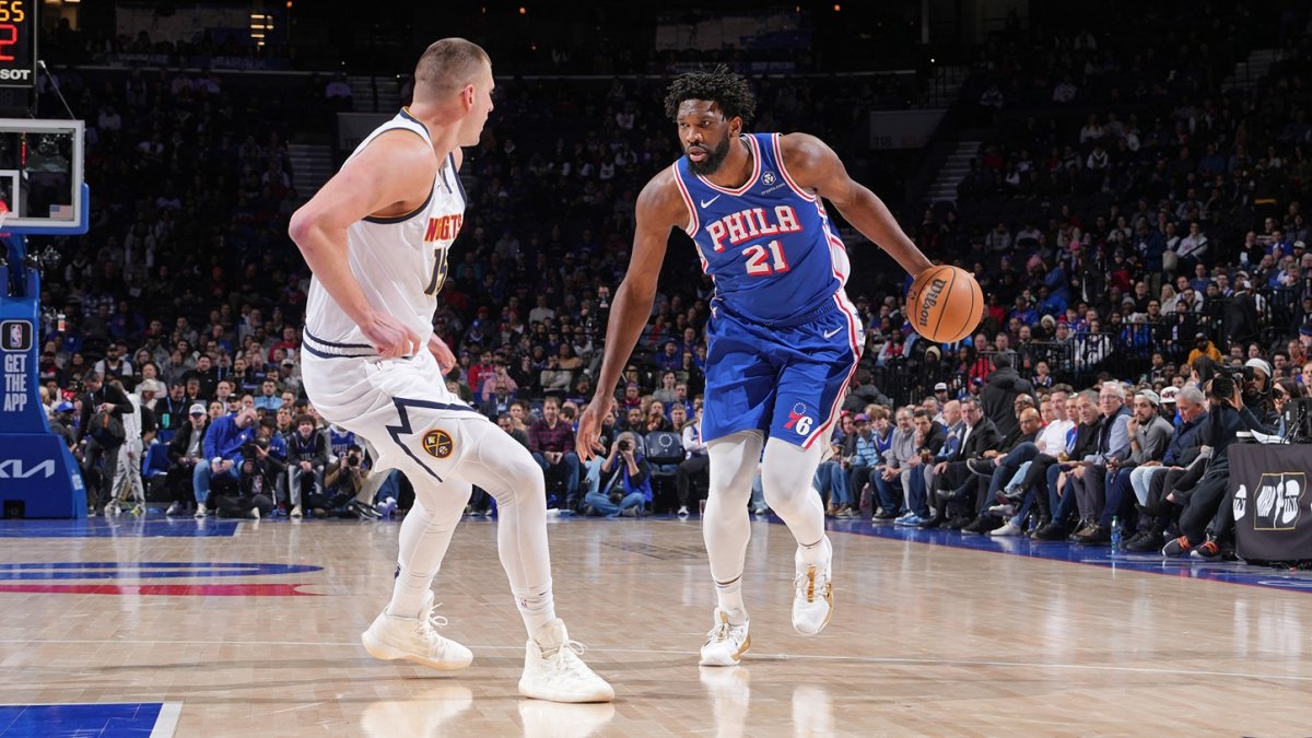3 Observations After Joel Embiids Xx Point Xx Assist Night Leads Sixers Over Nuggets Nbc