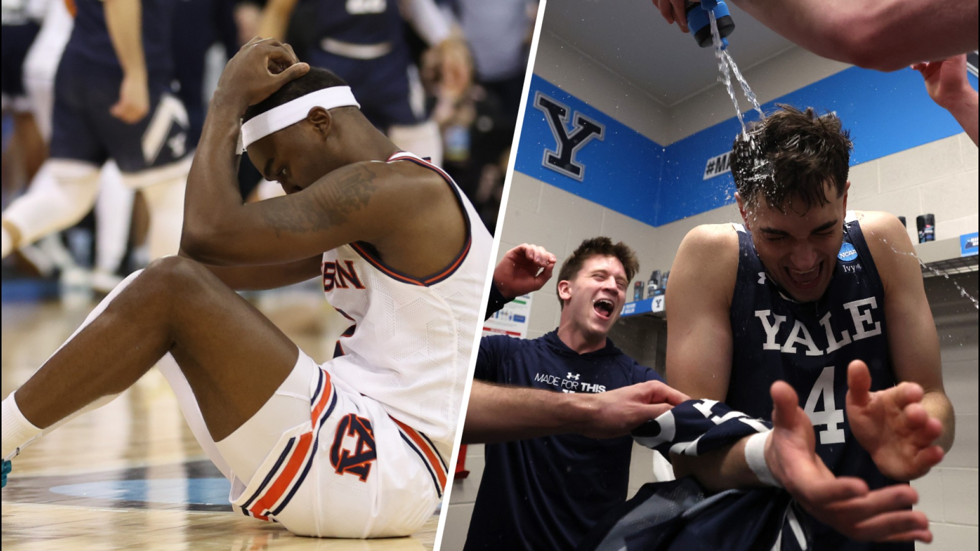 No. 13 Yale Stuns No. 4 Auburn To Win Second NCAA Tournament Game In ...