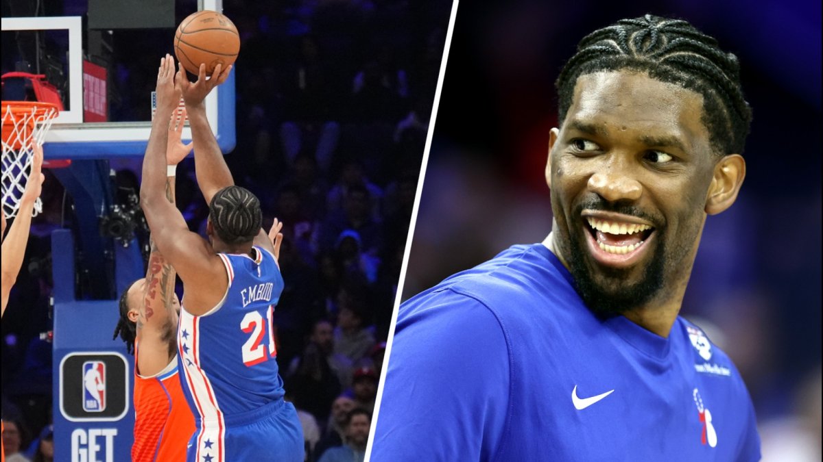 ‘Cash money’ — Embiid’s nails a midrange jumper in his return – NBC ...