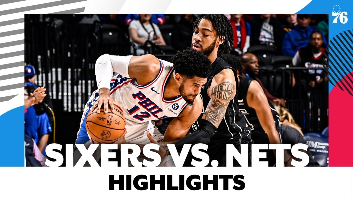 76ers vs Nets Sixers Full Game Highlights 04/14/2024 NBC Sports