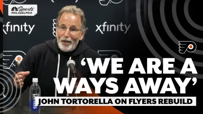 ‘We are a ways away' — Tortorella blunt about Flyers' rebuild, missing playoffs