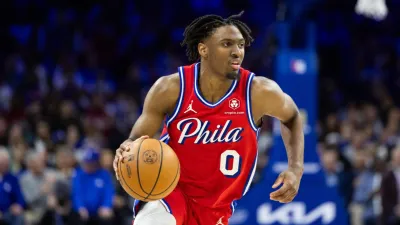 Maxey DRILLS three straight 3-pointers to give the Sixers a 9-0 start