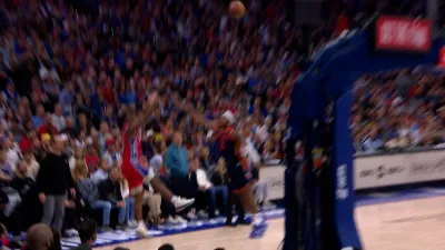 Maxey fadeaway, Lowry from three, Sixers end the 1st half with a bang