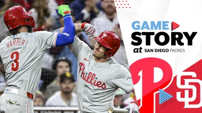 Phillies EXPLODE for five homers, Nola cruises in 9-3 win over the Padres