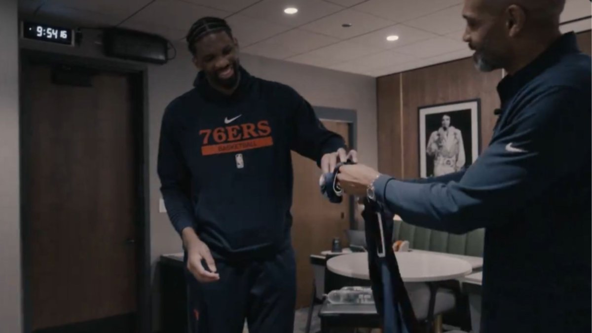 sixers’ Joel Embiid receives Team USA jersey for 2024 Paris Olympics