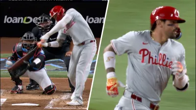 Castellanos' opposite field home run gives Phillies an early lead in Miami