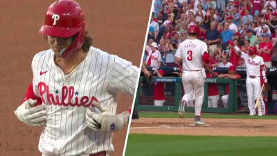 ANOTHER RBI for Alec Bohm, and this one gives the Phillies the lead!