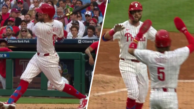 SEE YA. BALL! Kody Clemens homers in his first game at CBP this season!