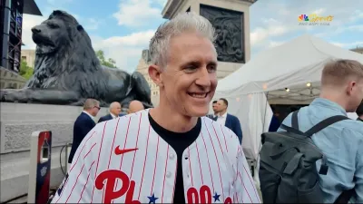 Chase Utley: ‘Philly fans have shown up in droves' to London
