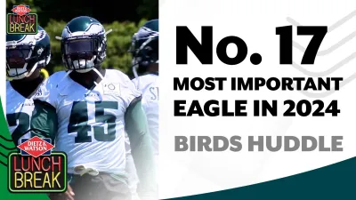 A key newcomer lands at No. 17 on countdown of most important Eagles in 2024