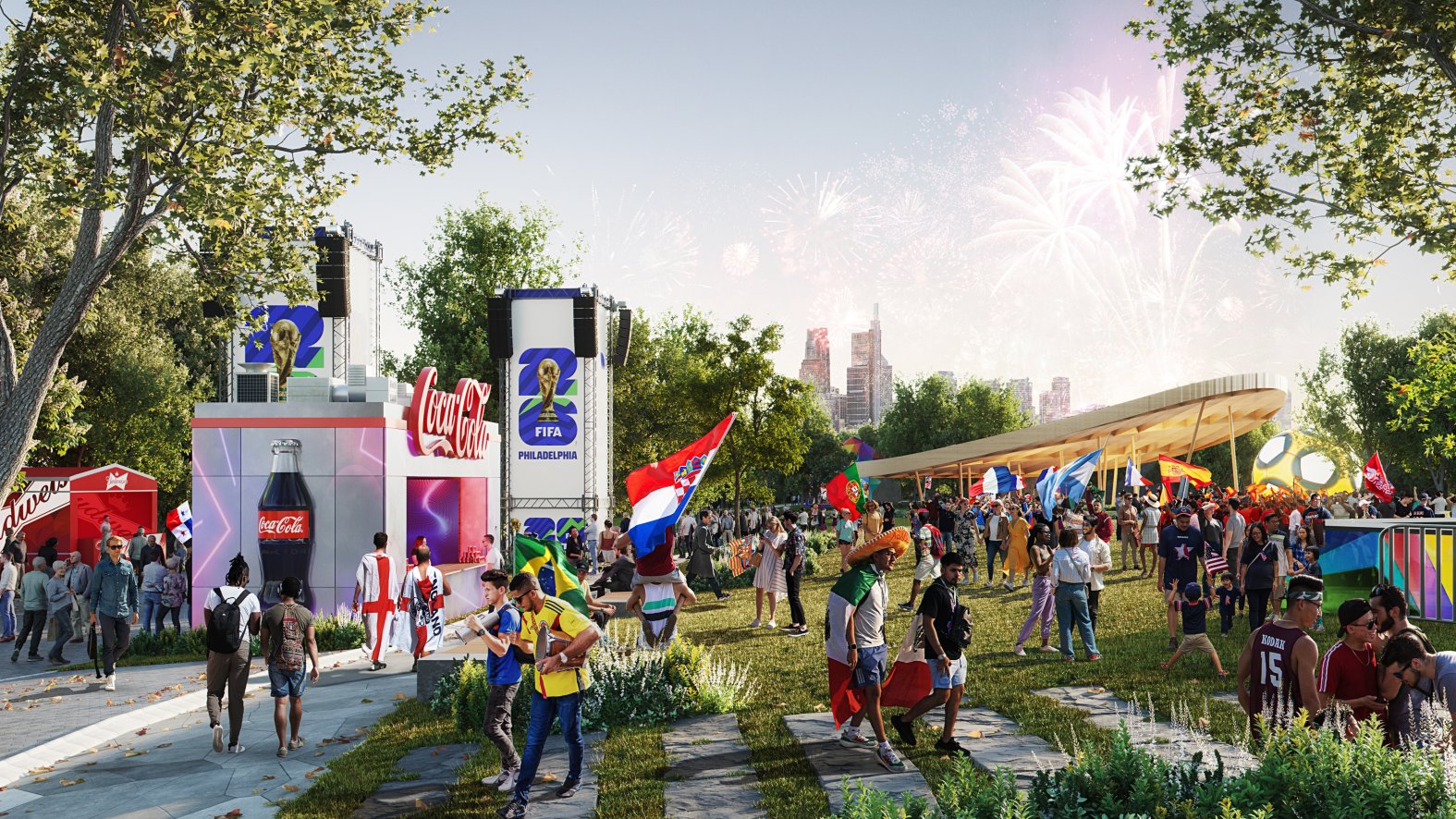 Philadelphia Fans 2026 FIFA World Cup Philadelphia Fan Festival location – NBC Sports ...
