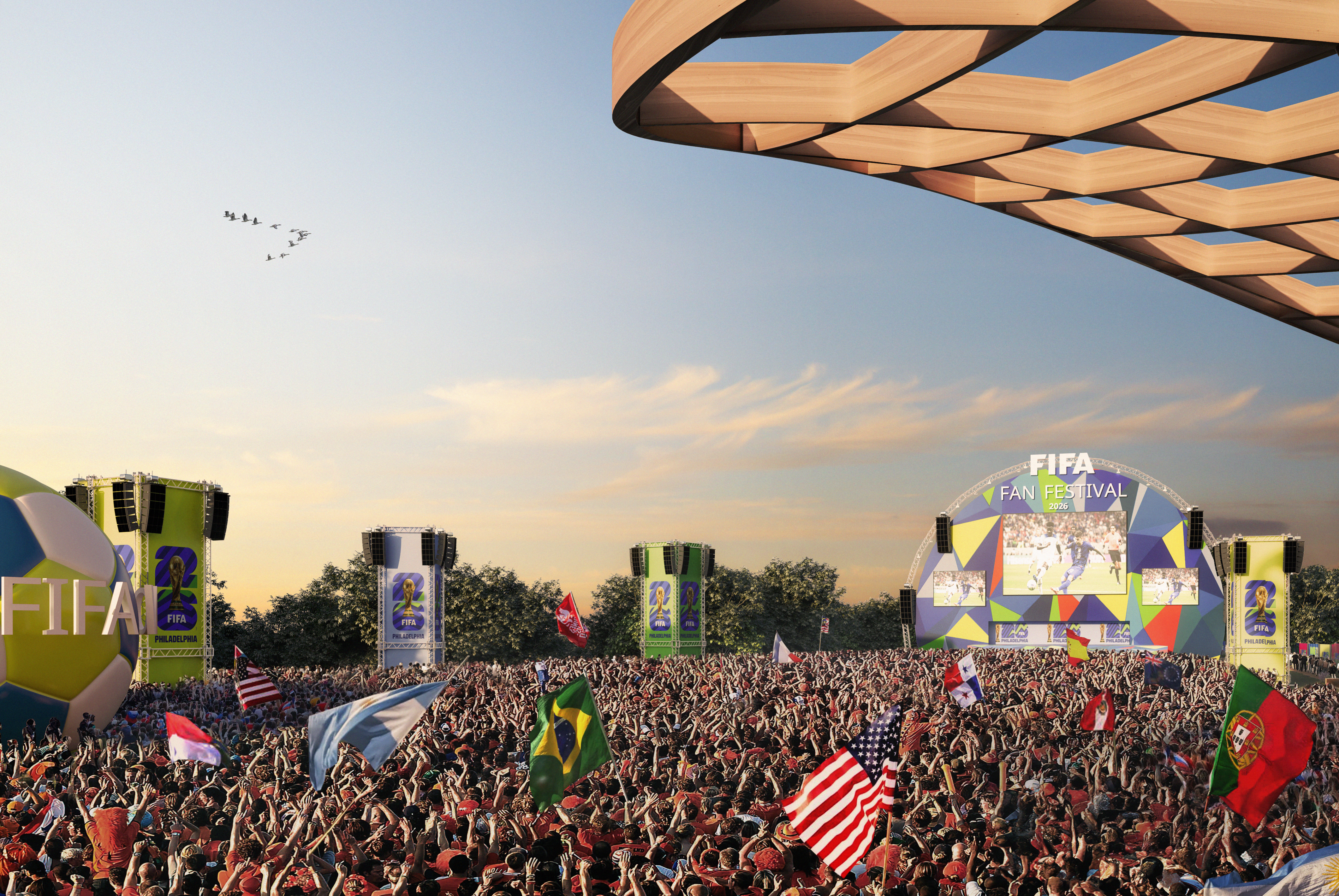 2026 FIFA World Cup Philadelphia Fan Festival location NBC Sports