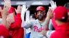 Phillies show London what they've got with explosive inning to beat Mets