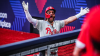 Bryce Harper, made for the moment, has brilliant home run celebration in London Series
