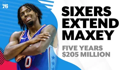 Sixers sign Maxey to five-year, $205 million extension