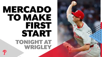 Mercado set to make first MLB start tonight vs. Cubs