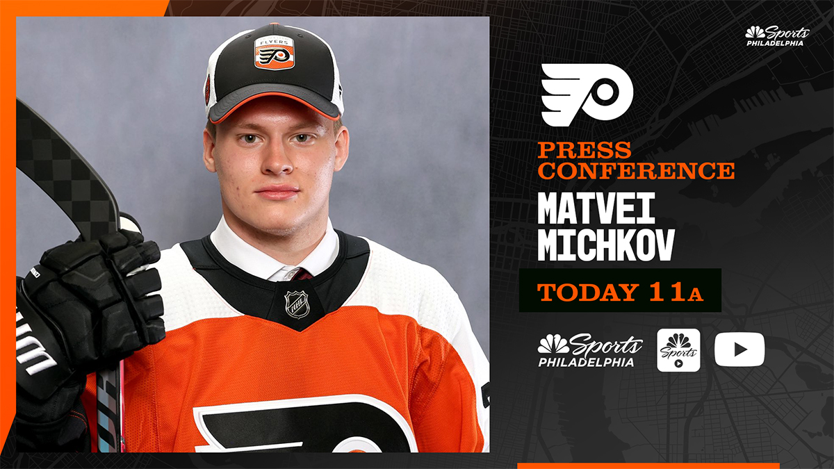 Watch Matvei Michkov’s Flyers introductory press conference NBC