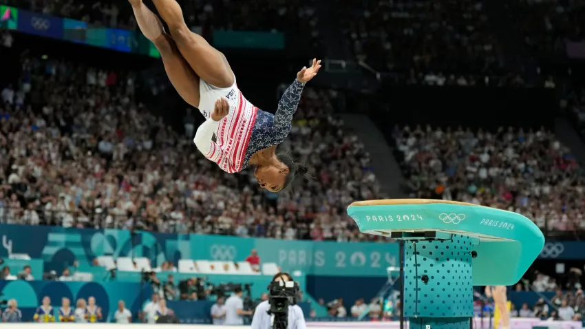 Simone Biles on vault