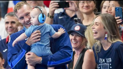 Caeleb Dressel speaks about competing in Olympics as a first-time dad