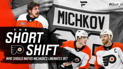 It's Matvei Michkov time … but which Flyers should play with him?