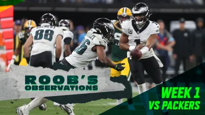 Roob's Observations: Two positives and a negative from Eagles' Week 1 victory