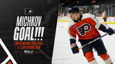 MICHKOV SCORES!!! Top prospect deposits power play goal