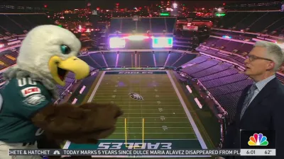 Swoop swoops into Bill Henley's Eagles home opener First Alert Weather report