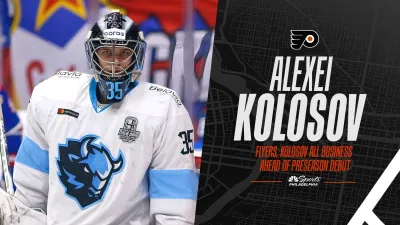 Flyers, Kolosov all ‘business' ahead of goalie's preseason debut