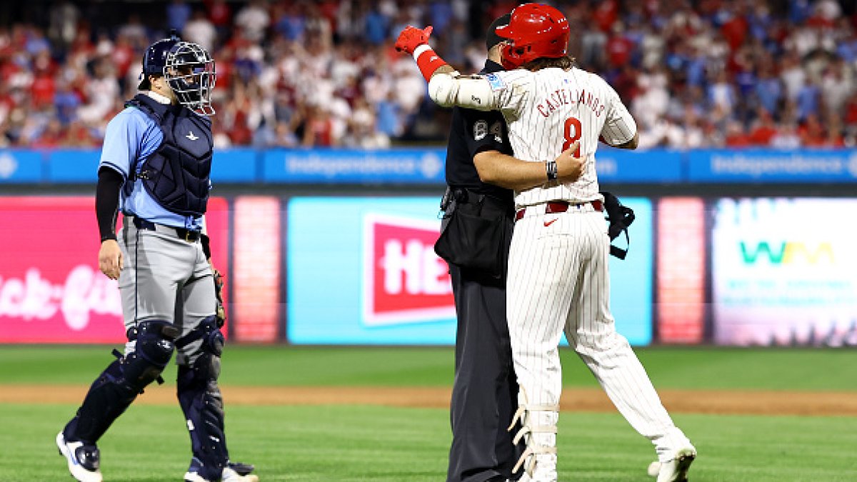 Castellanos and Harper rip Rays reliever Uceta after beanball