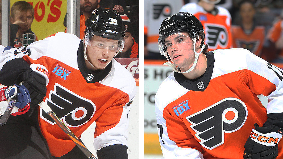 Flyers training camp 2025 Matvei Michkov, Jett Luchanko open eyes